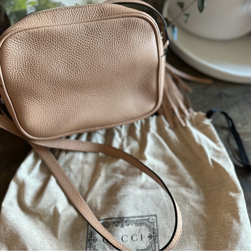 NWOT Gucci Rose Beige Disco Bag - Picture 5 of 16